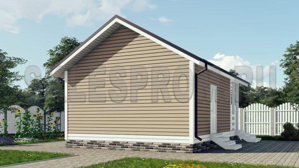 Каркасная баня 6×8 Б20
