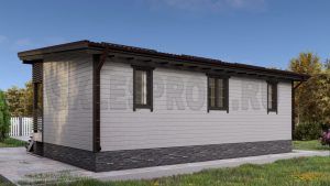 Каркасный дом 6.5×10 Д33