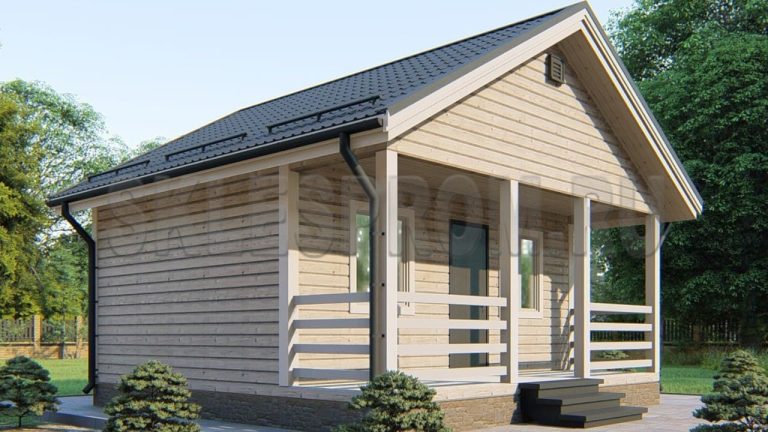 Каркасный дом 6×6 Д4