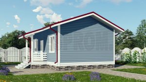 Каркасный дом 6×8 Д30