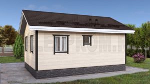 Каркасный дом 6×8 Д32