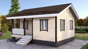 Каркасный дом 6×8 Д32