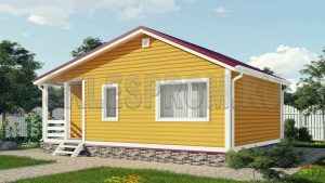 Каркасный дом 6×9 Д22