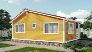 Каркасный дом 6×9 Д22