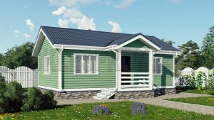 Каркасный дом 6×9 Д38