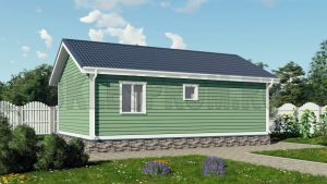 Каркасный дом 6×9 Д38