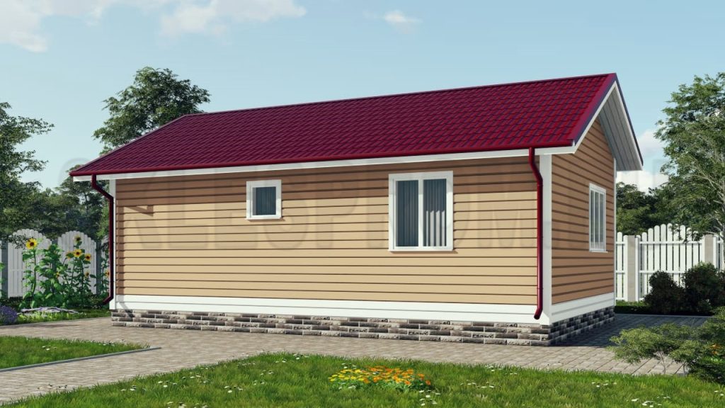 Каркасный дом 7×9 Д29