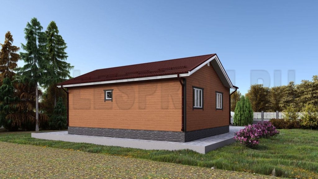 Каркасный дом 8.5×10 Д35