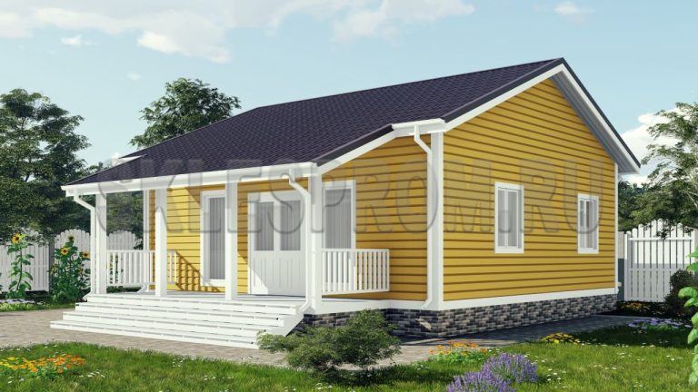 Каркасный дом 8×10 Д13