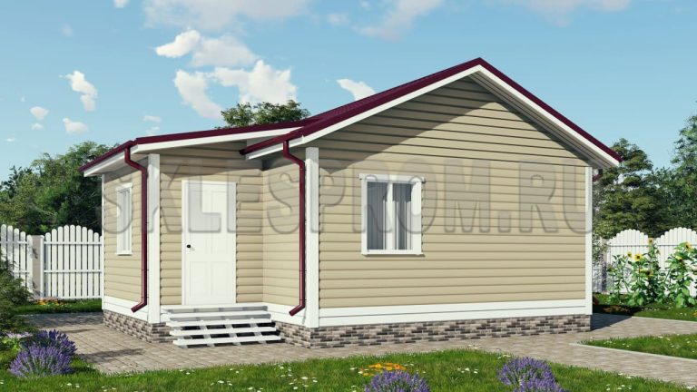 Каркасный дом 8×8 Д10