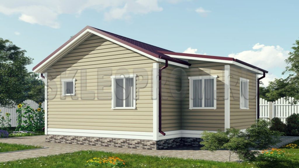 Каркасный дом 8×8 Д10