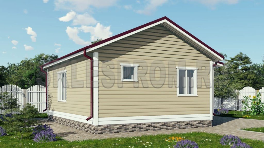 Каркасный дом 8×8 Д10