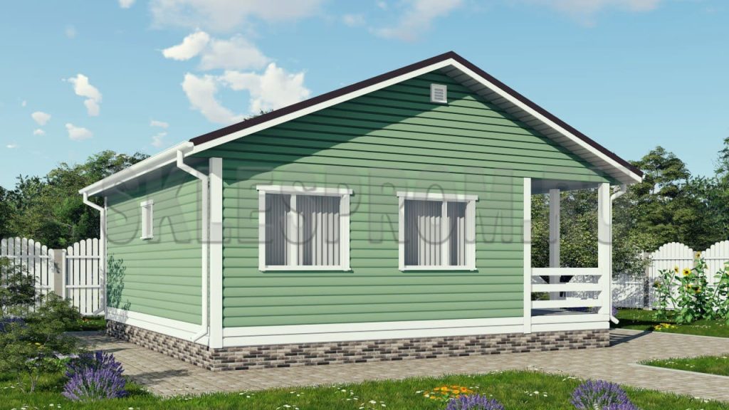 Каркасный дом 8×8 Д11
