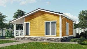 Каркасный дом 8×9 Д27