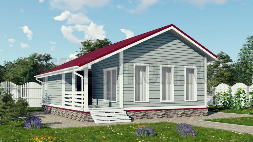 Каркасный дом 8×9 Д36