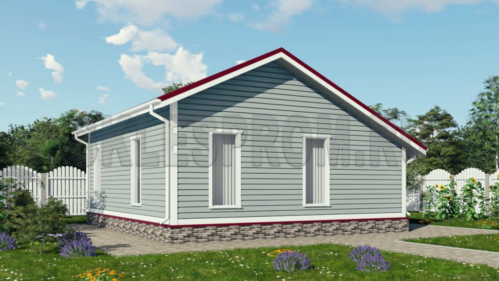 Каркасный дом 8×9 Д36
