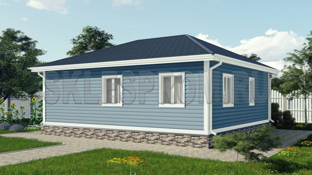 Каркасный дом 9×10 Д19