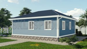 Каркасный дом 9×10 Д19