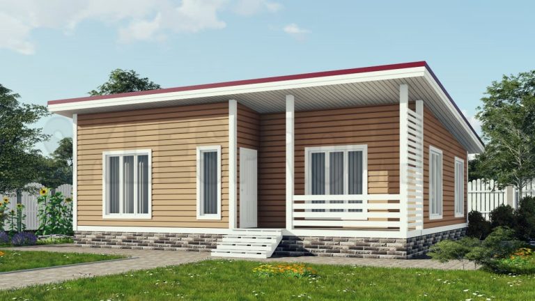 Каркасный дом 9×10 Д24