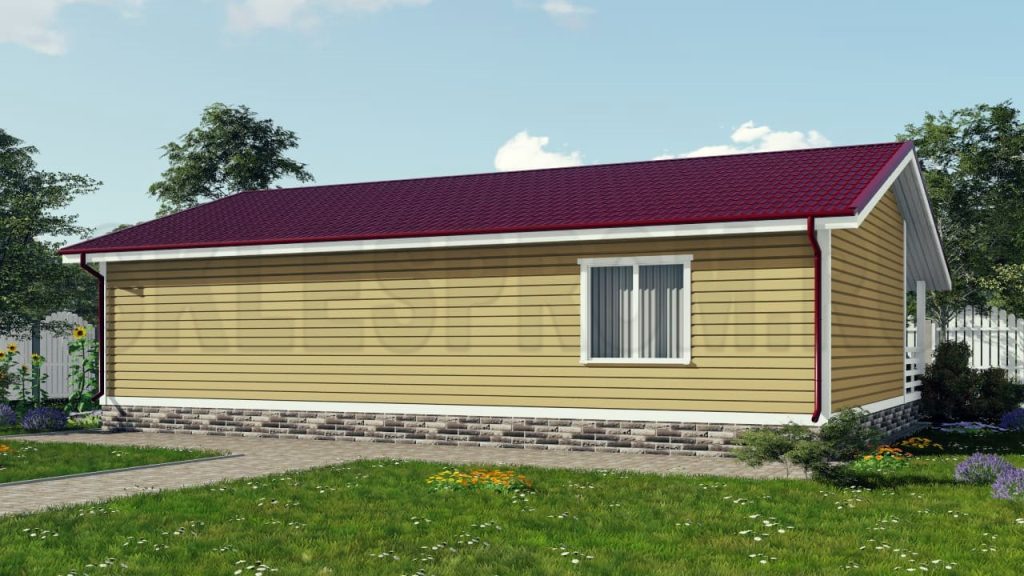 Каркасный дом 9×13 Д28