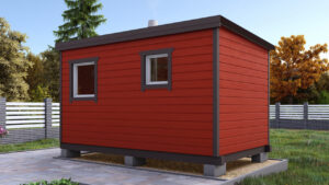 Мобильная баня 2.3×4 МБ2