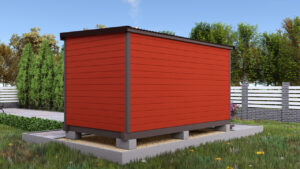 Мобильная баня 2.3×4 МБ2