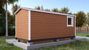 Мобильная баня 2.3×5 МБ4
