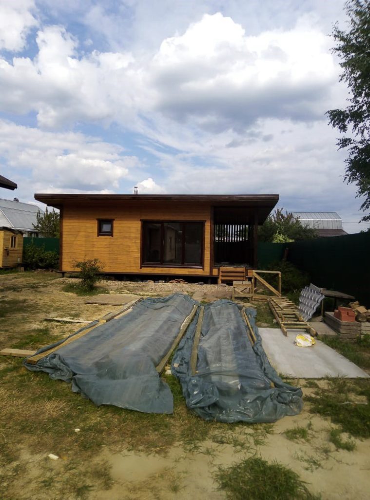 Строительство бани 5×9