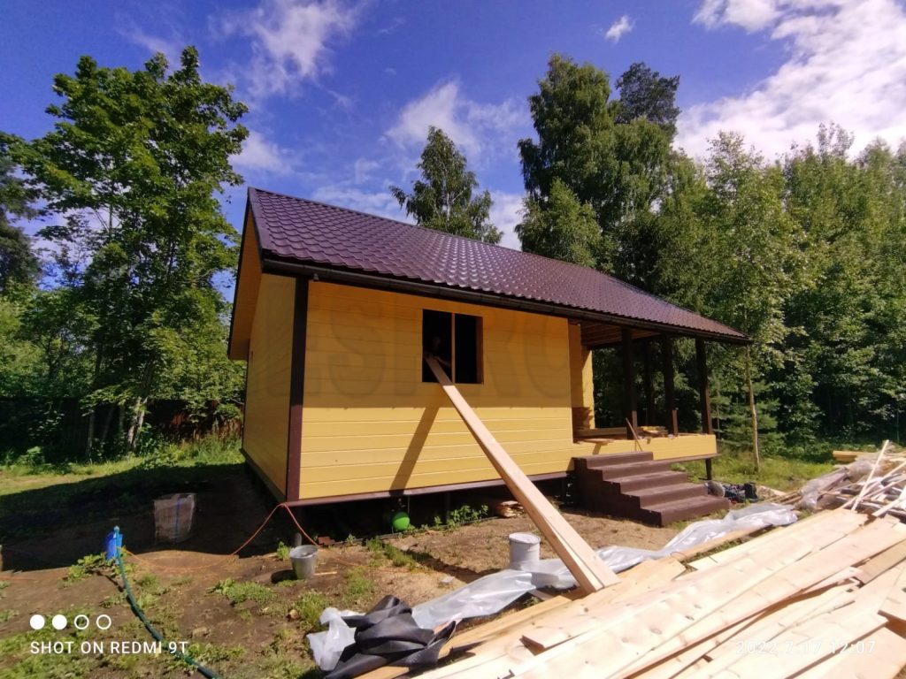 Строительство бани 7х9