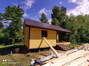 Строительство бани 7х9