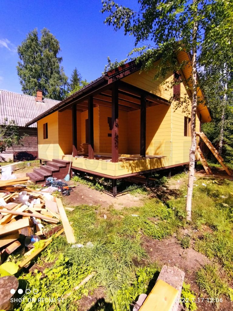 Строительство бани 7х9