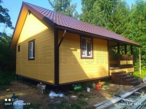 Строительство бани 7х9