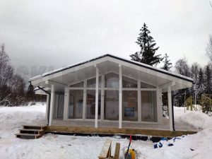Строительство бани 9×10