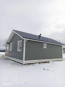 Строительство каркасного дома 8.5×10